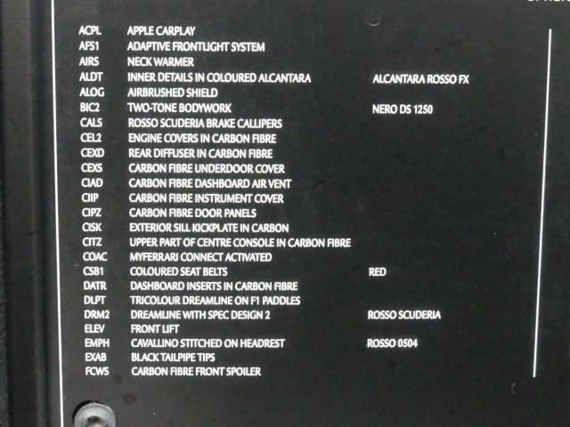 2024 Ferrari 296 GTS 3.0T V6 7.45kWh Spider 2dr Petrol Plug-in Hybrid F1 DCT Euro 6 (s/s) (830 ps)