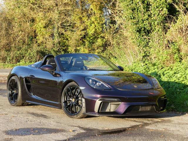 Porsche 718 3.8 Spyder Convertible Petrol Amethyst