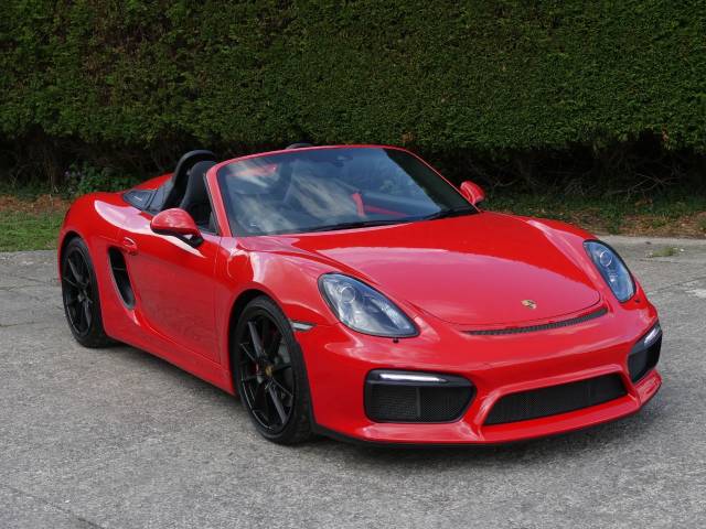 Porsche Boxster 3.8 Spyder 2dr Convertible Petrol Red