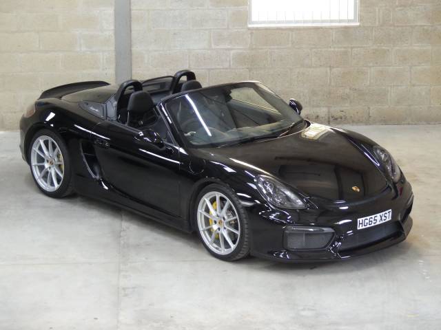Porsche Boxster 3.8 981 Spyder Euro 6 (s/s) 2dr Convertible Petrol Black